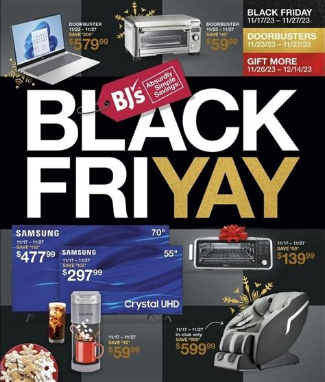 bj black|BJ's Wholesale Black Friday 2024 .